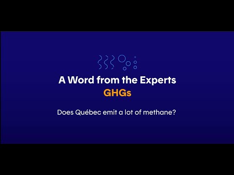 Does Québec emit a lot of methane?