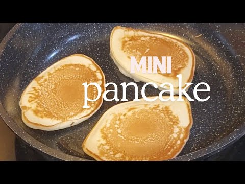 The Easiest/simplest pancake 🥞 Recipe. how to make mini pancake in minutes.Breakfast for dinner 😋