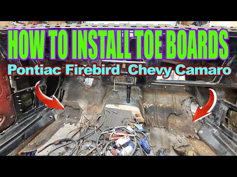 How to install TOE BOARD on a First Generation F Body Cars - Pontiac Firebird Chevy Camaro