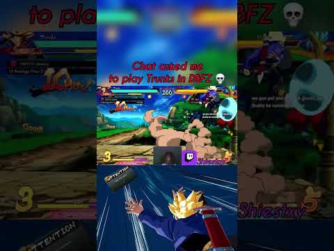 Trunks is TOO FUN in DBFZ! #shorts #dbfz