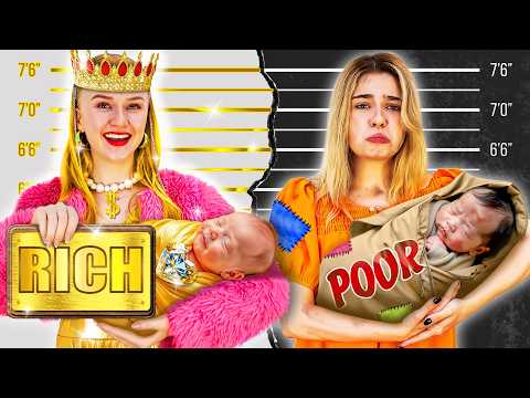 Rich Vs Broke Pregnant in Jail! Crazy Parenting Hacks and Gadgets & Hilarious Moments by Crafty Hype