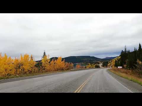 Driving from Dawson City to Whitehorse YT Canada Sep 19,2024