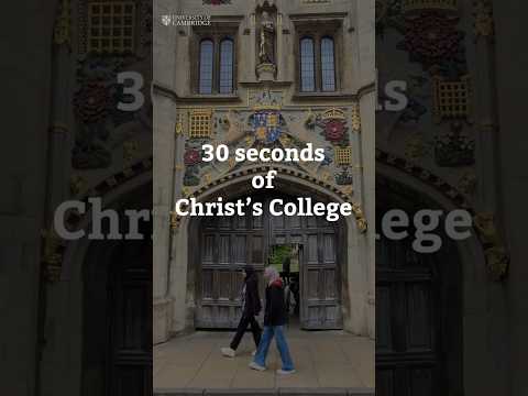 30 seconds of Christ's College