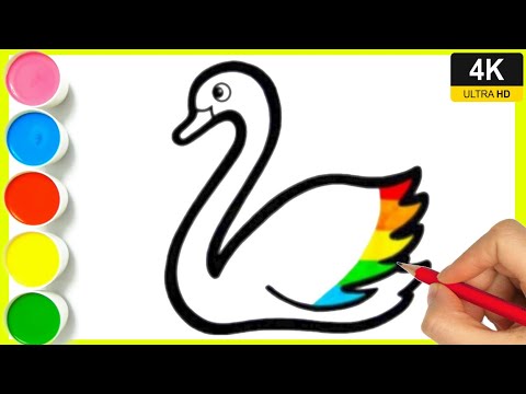 How to draw duck for beginners || Duck drawing step by step || battakh ka drawing drawing || By Arya