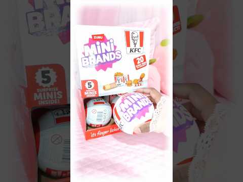 🍗 Yes!!! is KFCxMINI BRANDS 📣 wooohooooo 🎉 🍗 #foryou #minibrands #zuru #toys #viral #viralvideo #fy