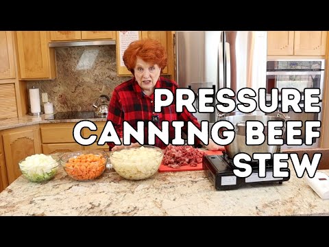 Pressure Canning Beef Stew