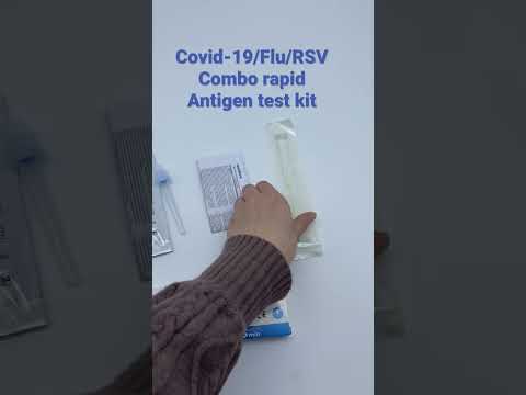 Goldsite Covid-19/Flu/RSV Combo Rapid Test Kit for Professional or at home self test