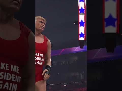 Donald Trump takes revenge on Taylor Swift in #WWE2K24