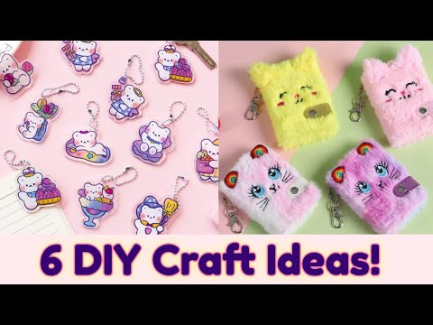 6 Easy Craft Ideas 🌈 How to make stationery supplies at home/art and craft/ diy homemade stationery