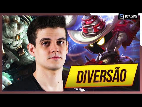 Jogar de MAGUINHO contra um Rengar forte: DIVERTIDO DEMAIS!