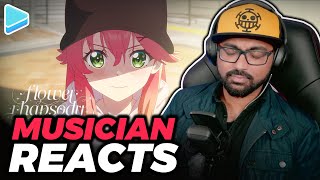 Musician Reacts to Sakura Miko -【Animation MV】flower rhapsody / さくらみこ (official) & References!