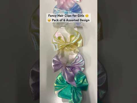 Fancy Hair Clips for Girls and Women Pack of 6 Assorted Design #lockofhair #hairclip #shorts #short