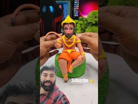 Hanuman Ji Clay Art 😲😲 #shorts #hanumanji #artwork