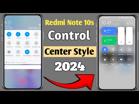 Control Center Style change kaise kare redmi | control panel change in redmi