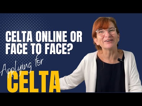 What's the difference between CELTA online and face to face?