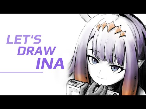 Let's Draw Ninomae Ina'nis! [Hololive] Speedpaint