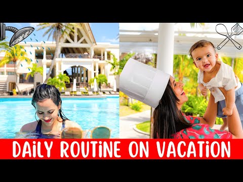 Our Baby's Daily Routine on Vacation 😮