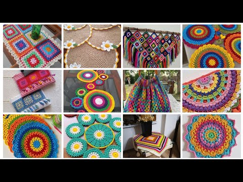 Impresionantes y hermosas ideas de patrones de crochet hechos a mano para decoraciones del hogar