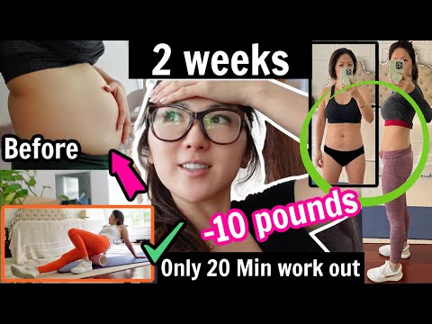 14 DAYS I LOST 10 Pounds(5 Kg) AFTER HAVING 3 KIDS | ONLY 20 MIN WORK OUT | WEIGHT LOSS JOURNEY ✅