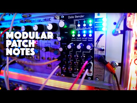 Eurorack Modular Patch Notes - QuBit Data Bender, Squid Salmple, Instruo Arbhar, Radio Music