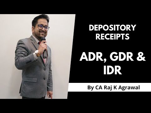 What is ADR, GDR and IDR ?