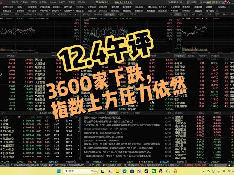 量放不出来；个股3600家下跌，不要太激进，没必要！