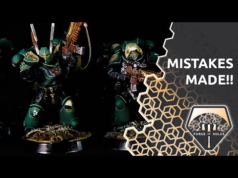 Dark Angels Intercessors join the battle| Warhammer Miniature Painting Wargaming