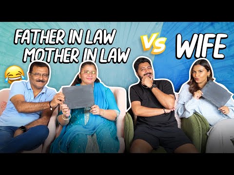 Who Knows Me Better? PARENTS VS. WIFE🤪 / Mridul & Aditya