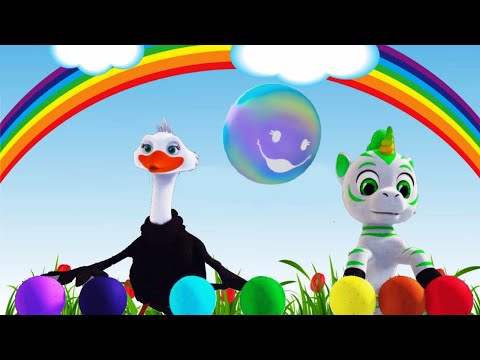 Cartoons For Kids | color the rainbow 🌈 Animation for children | Zoonicorn #promo