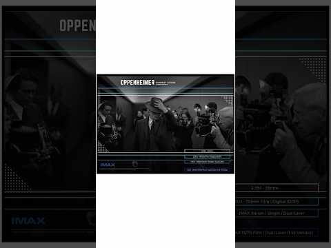 Different IMAX Oppenheimer Formats EXPLAINED! #oppenheimer #imax #christophernolan