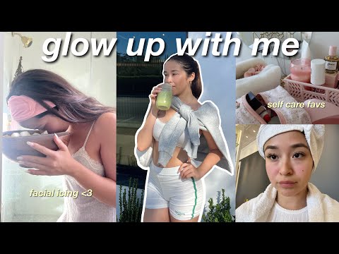 GLOW UP WITH ME! tips, beauty/hygiene routine, level up ur self care + healthy habits