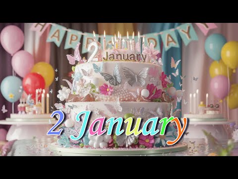 2 January Happy birthday to you songs   #Happybirthday #Happybirthdaytoyou