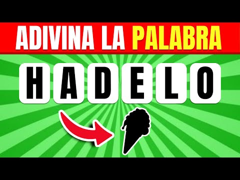 Adivina la PALABRA con las LETRAS MEZCLADAS 🧩🔍🧠 Quiz de 50 Palabras