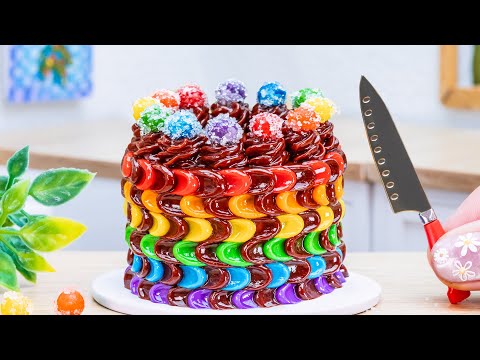 Amazing Miniature Chocolate Cake Decorating 🌈 1000+ Tiny Cake Ideas by Lotus Cakes