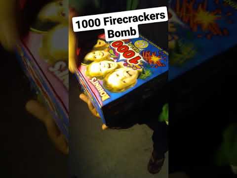 हजार पटाखों वाला पटाखा | 1000 Firecrackers in one Huge Cracker #shorts