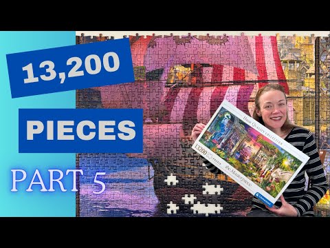 13,200 PIECE JIGSAW PUZZLE!! Visionaria by Clementoni (Part 5) #puzzle #jigsawpuzzle