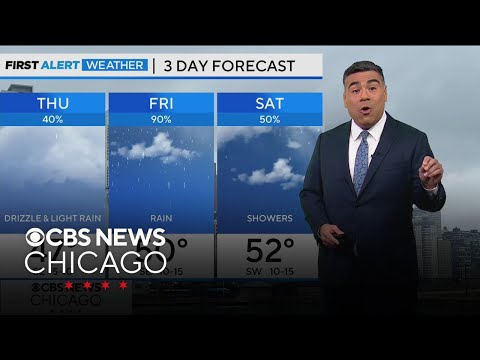 Areas of drizzle, fog into Thursday for Chicago