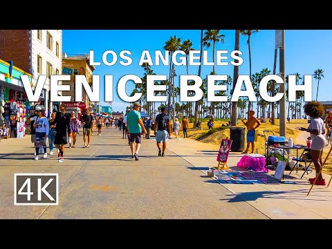 [4K] Venice Beach - Los Angeles, California - Walking Tour