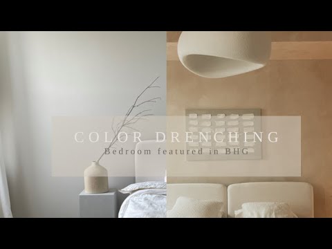 Limewash Paint | Color Drenching the bedroom | Room Makeover | Room featured in Magazine