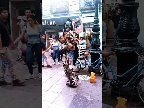 This is incredible! #transformation #transformers #costume #streetperformer #trending