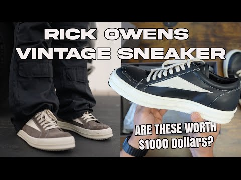 Why were people paying $3000 for the Rick Owens Vintage Sneaker?