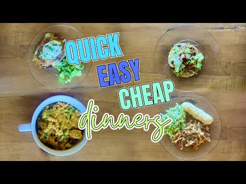 QUICK CHEAP AND EASY MEALS | Weeknight Dinners | What's for Dinner | MEL COOP