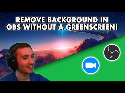 How To Remove Camera Background In OBS Without A Greenscreen