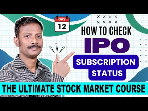 Understanding IPO Subscription Status | IPO Subscription Analysis | Stock Market Course #day12