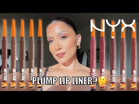 Plump Liner? *new* NYX DUCK PLUMP LIP LINER + NATURAL LIGHTING SWATCHES + EAT TEST