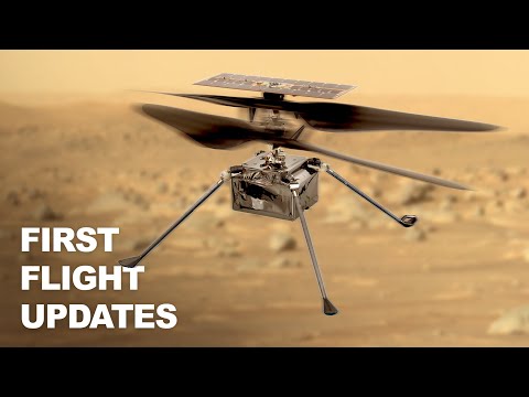 Mars helicopter Ingenuity First Flight Updates