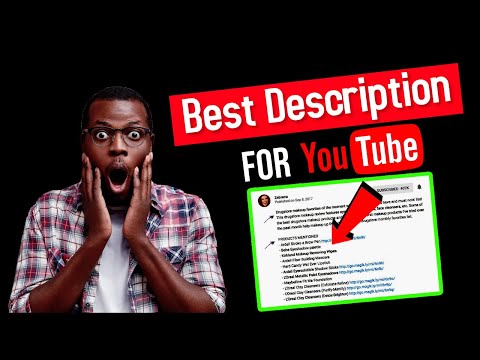 how to write description for youtube video | how to write description in youtube | Description