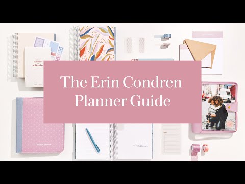 The FULL Erin Condren Planner Guide for National Planner Day