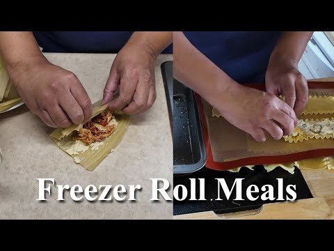 Freezer Meals to Roll up