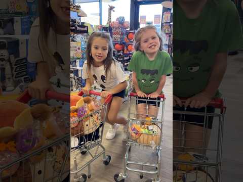 I’ll buy ANYTHING that fits into a MINI SHOPPING CART at LEARNING EXPRESS 🛒🎃 #shorts